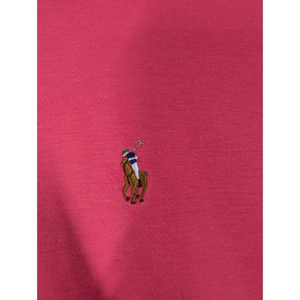 Polo Ralph Lauren Mens XLT Coral Pink Flesh Pony Polo Shirt Preppy Golf Normcore